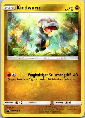 Kindwurm Exemplar 1,25 €