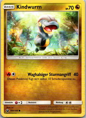 Kindwurm Exemplar 1,25 €