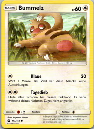 Bummelz Exemplar 1,25 €