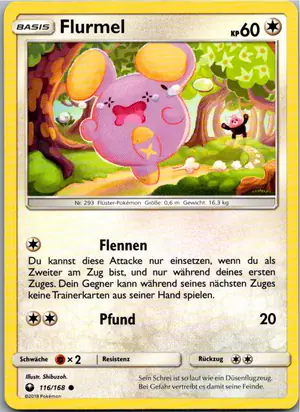 Pokémon-Karte Flurmel 116/168 Sturm Am Firmament