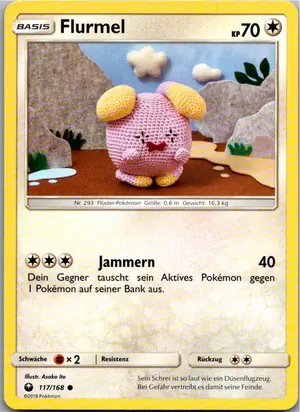 Pokémon-Karte Flurmel 117/168 Sturm Am Firmament