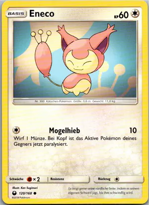 Pokémon-Karte Eneco 120/168 Sturm Am Firmament