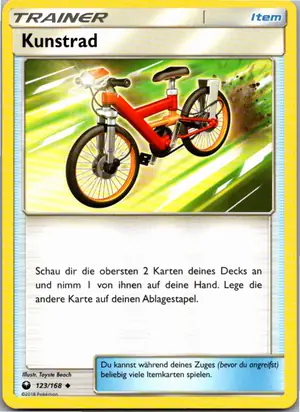 Pokémon-Karte Kunstrad 123/168 Sturm Am Firmament
