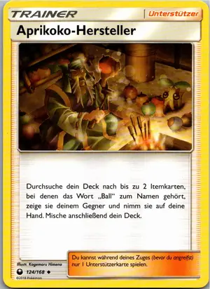 Aprikoko-Hersteller Exemplar 1,25 €