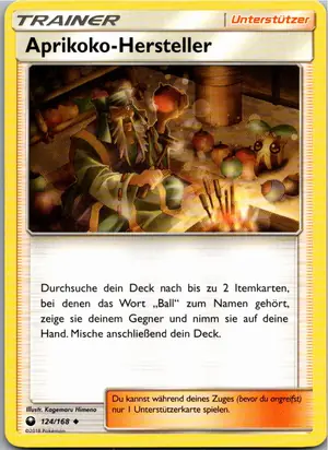 Aprikoko-Hersteller Exemplar 1,25 €