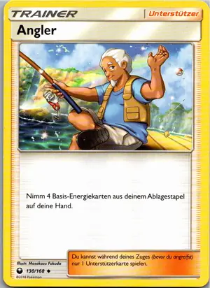 Pokémon-Karte Angler 130/168 Sturm Am Firmament
