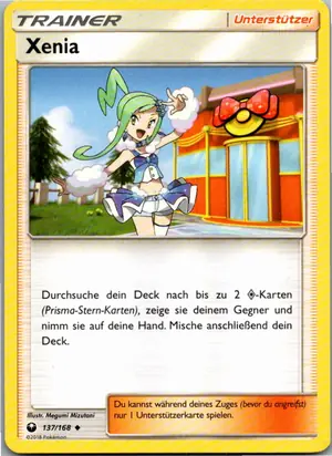 Pokémon-Karte Xenia 137/168 Sturm Am Firmament