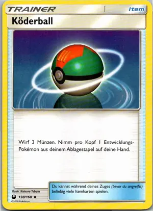 Pokémon-Karte Köderball 138/168 Sturm Am Firmament