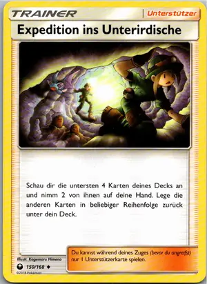 Pokémon-Karte Expedition ins Unterirdische 150/168 Sturm Am Firmament