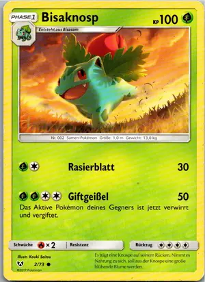 Bisaknosp Exemplar 2,25 €