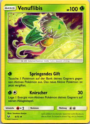 Pokémon-Karte Venuflibis 6/73 Schimmernde Legenden