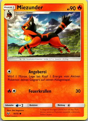Miezunder Exemplar 1,25 €