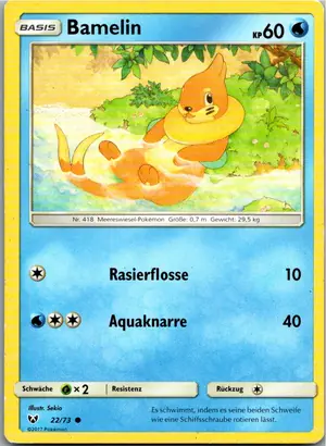 Pokémon-Karte Bamelin 22/73 Schimmernde Legenden