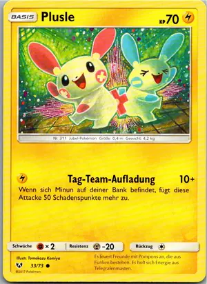 Plusle Exemplar 1,25 €