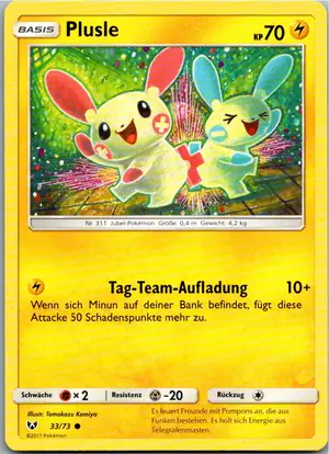 Plusle Exemplar 1,25 €