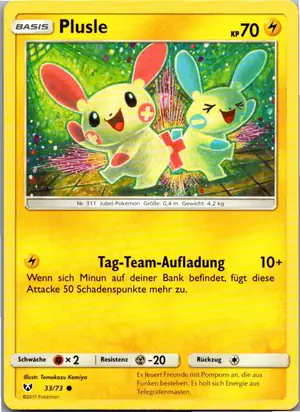 Plusle Exemplar 1,25 €