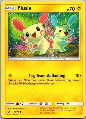 Plusle Exemplar 1,25 €