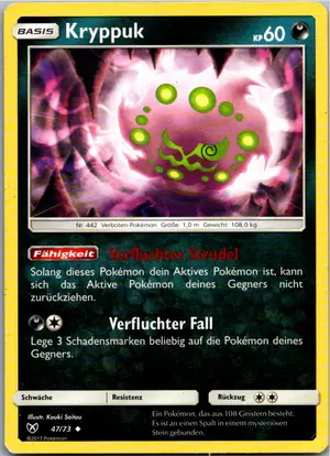 Pokémon-Karte Kryppuk 47/73 Schimmernde Legenden