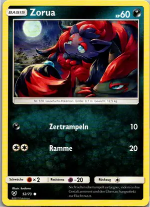 Zorua Exemplar 1,25 €