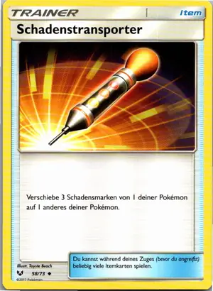 Pokémon-Karte Schadenstransporter 58/73 Schimmernde Legenden