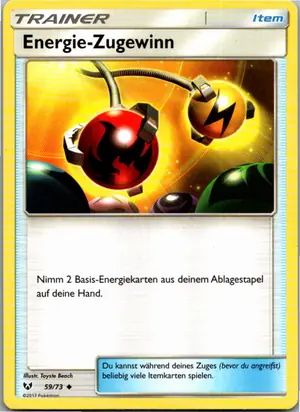 Energie-Zugewinn Exemplar 1,25 €