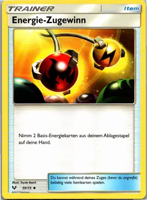 Pokémon-Karte Energie-Zugewinn 59/73 Schimmernde Legenden
