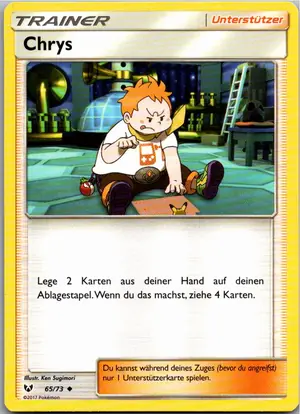 Pokémon-Karte Chrys 65/73 Schimmernde Legenden