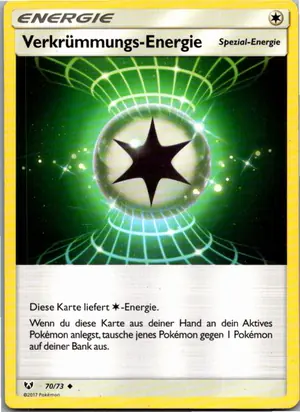 Pokémon-Karte Verkrümmungs-Energie 70/73 Schimmernde Legenden