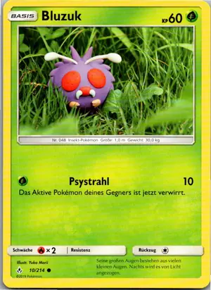 Pokémon-Karte Bluzuk 10/214 Kräfte im Einklang
