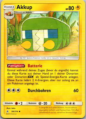 Akkup Exemplar 1,25 €
