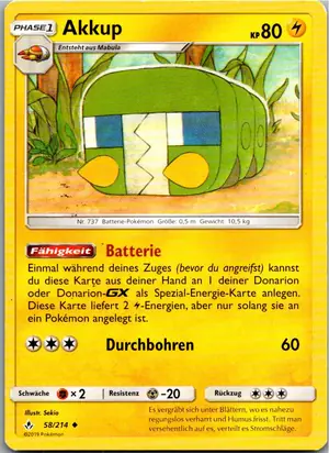 Akkup Exemplar 1,25 €