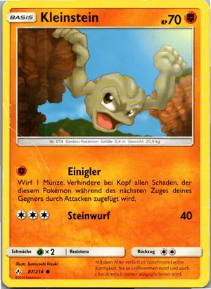 Kleinstein Exemplar 1,25 €