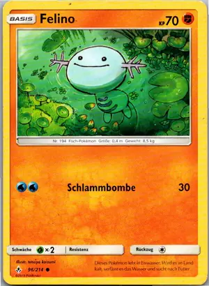 Pokémon-Karte Felino 96/214 Kräfte im Einklang