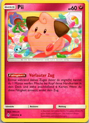 Pokémon-Karte Pii 131/214 Kräfte im Einklang