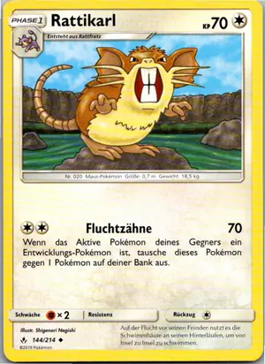 Rattikarl Exemplar 1,25 €