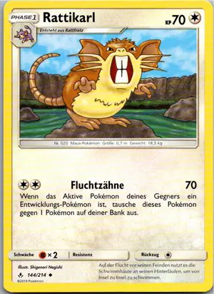 Rattikarl Exemplar 1,25 €