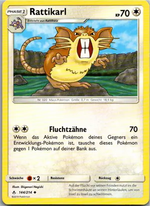 Rattikarl Exemplar 1,25 €