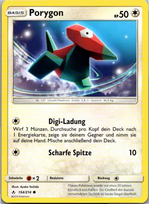 Porygon Exemplar 1,25 €