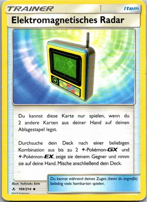 Pokémon-Karte Elektromagnetisches Radar 169/214 Kräfte im Einklang