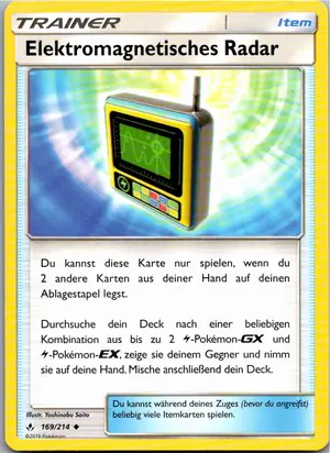 Elektromagnetisches Radar Exemplar 1,25 €