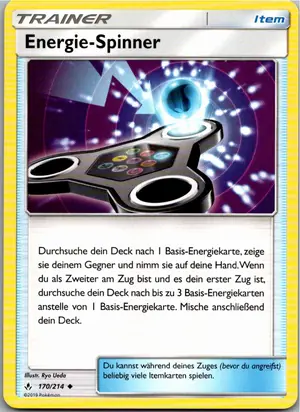 Pokémon-Karte Energie-Spinner 170/214 Kräfte im Einklang