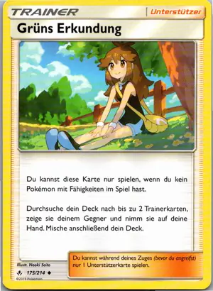 Grüns Erkundung Exemplar 1,25 €