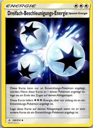 Dreifach-Beschleunigungs-Energie Exemplar 2,95 €