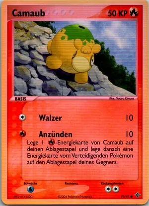 Pokémon-Karte Camaub 70/97 EX Drache