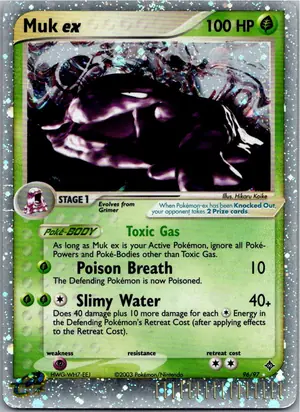 Pokémon-Karte Muk ex Sleimok ex 96/97 EX Drache