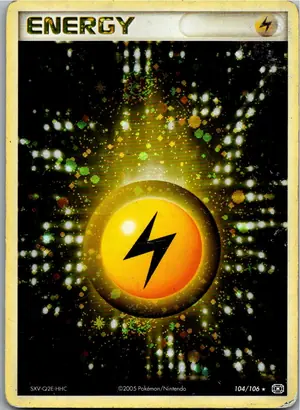 Pokémon-Karte Elektro-Energie 104/106 EX Smaragd