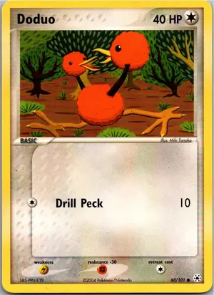 Pokémon-Karte Doduo Dodu 60/101 Hidden Legends