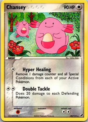Pokémon-Karte Chansey Chaneira 20/115 EX Verborgene Mächte