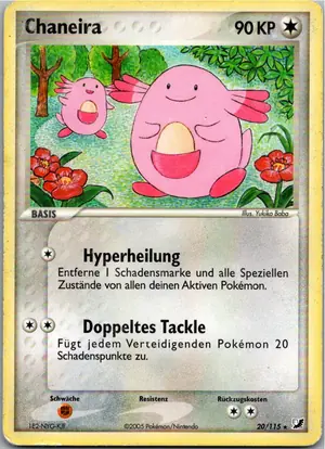 Pokémon-Karte Chaneira 20/115 EX Verborgene Mächte