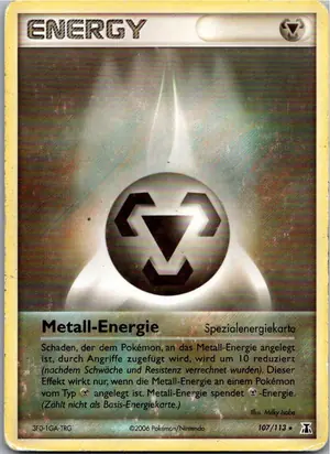 Pokémon-Karte Metallenergie 107/113 EX Delta Species